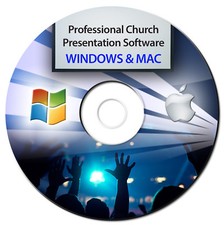 Professional Church Worship Presentation Software-Bible-Screen-Audio-Video-CD picture