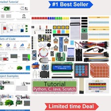 Ultimate Starter Kit 223 Items 128 Projects Python C Java Scratch Compatible picture