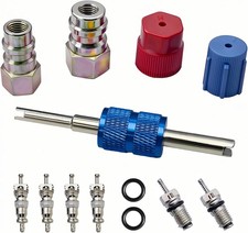 R12 to R134A AC Retrofit Fitting Adapter Kit, R12 R22 to R134A High/Low Fitting  picture