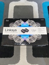 Linksys Cisco Powerline 400 Bridge 1-Port Network Adapter Kit PLEK400 - Open Box picture