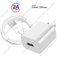 Fast Charging USB Cable Wall Power Adapter Block For iPhone 6 7 8 XR 11 12 13 14 picture