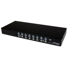 StarTech.com 16 Port 1U Rackmount USB KVM Switch Kit with OSD and Cables picture