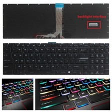 New MSI GS75 Stealth 10SE 10SF 8SE 8SG 9SD 9SF US Keyboard Per-Key RGB Backlight picture
