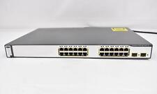 Cisco WS-C3750-24PS-S 24 Port 10/100 Ethernet Switch picture