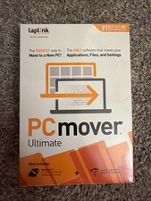 Laplink PCmover Ultimate PC Transfer Software w/ Ethernet Cable New Never Opened picture