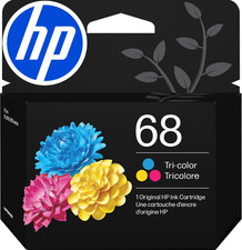 HP 68 Tri-Color Ink Cartridge | Works with Envy 6100E, 6500E Series | 7FP20TN | picture
