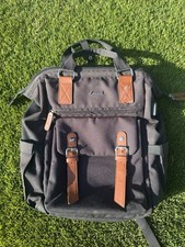 New Lovevook Black Leather Backpack Laptop Bag picture