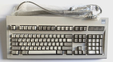 IBM Model M 1390131 Keyboard Square Badge Buckling Spring w/ New SDL Cable 1986 picture