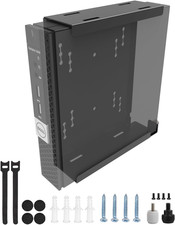Mini PC Wall Mount for Dell Optiplex Micro, VESA & Under Desk Compatible picture