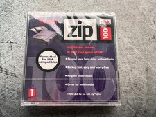 Iomega Zip Disk 100 MB Formatted for IBM factory sealed picture