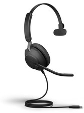Jabra Evolve2 40 SE Wired Mono Noise-Cancelling Headset, Features 3-Microphone C picture