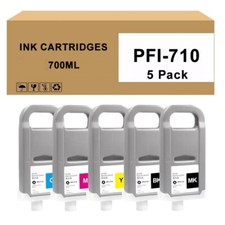 5 Pack PFI710 PFI-710 Ink Tank Cartridge for iPF TX-2000 TX-3000 TX-4000 picture