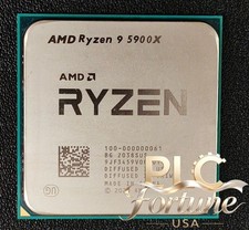 Used AMD Ryzen 9 5900X R9 5900X 12Core 24Thr 3.70GHz 64MB 105W AM4 CPU Processor picture