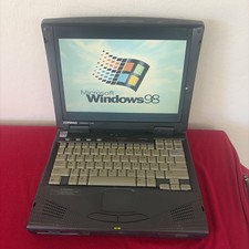 Compaq Armada 1700 Laptop Vintage Boots Power Cable HDD Floppy Caddy Battery picture