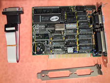 Vintage NS1645ON ISA I/O Controller Card DB25 Parallel DB9 Serial picture