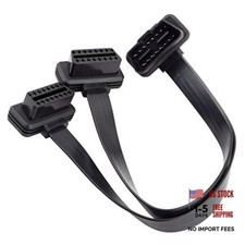 Ultra Low Profile Right/Left Angle 16 Pin OBD2 30cm/12inch - Right/Left Port picture