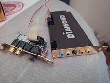 The Diamond Xtreme 7.1 sound card(PCI-E) WITH DRIVERS-24bit/192khz FULL HD picture