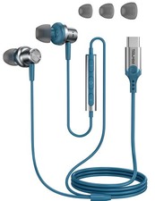 Wired Earbuds USB with Mic for Samsung iPhone Pixels Mac PC Ipad picture