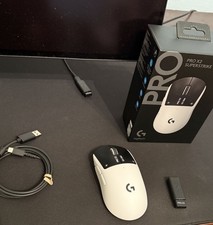 Logitech PRO X2 SUPERSTRIKE Wireless Optical Mouse White/Black picture