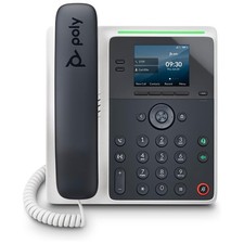 Poly Edge E100 IP Phone - Corded - Corded - Desktop, Wall Mountable picture