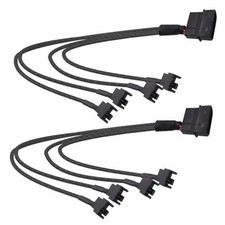 4 Pin Molex to PC Fan Power Splitter Cable 27cm picture