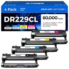 JCTONER DR-229CL 4-Pack Drum for Brother MFC-L3720CDW MFC-L3780CDW HL-L3220CDW picture