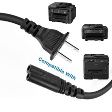 5FT AC Power Cord for Epson WF-2760 WF-4630 Workforce All-in-One Printer picture