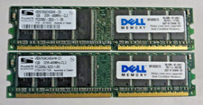 2GB 2x1GB PC3200 DELL SNPJ0203C/1G ProMOS DDR-400 DESKTOP RAM KIT PC-3200 DDR1 picture