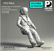 3D Printed 1/72/48 F-35 Pilot Unpainted Model picture