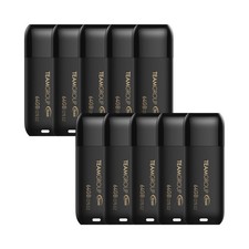 TEAMGROUP C175 64GB 10 Pack USB 3.2 Flash Drive Matte Black picture