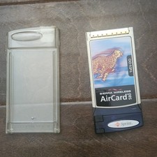 Sierra Wireless 1XEV-DO Aircard 580 Laptop PCMCIA for Sprint Network + Case picture