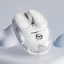 Wireless Clear Mouse Dual Mode Bluetooth & 2.4G Silent Clicks Mice-White picture
