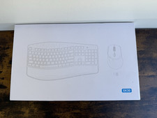 RECCAZR Ergonomic Wireless Keyboard Mouse Combo Wrist Rest Full Size NOB picture