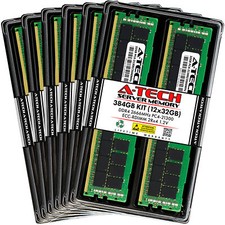 A-Tech 384GB 12x 32GB 2Rx4 PC4-21300R DDR4 2666 ECC REG RDIMM Server Memory RAM picture