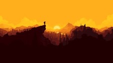 Landscape mountain pass firewatch video game art Custom Gaming Mat Desk picture