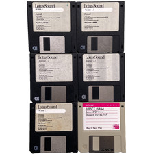 Computer Drivers Lot Audio Lotus Sound 1.1 1992 IBM Release 1.1 Install Vintage  picture