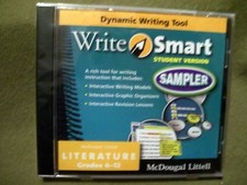 McDougal Littell Lit. Gr. 6-12 Write Smart Sampler CD-ROM Dynamic Writing Tool picture