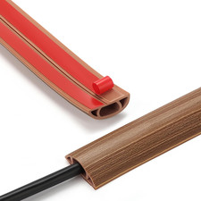 Self Adhesive Cord Cover Floor, 10FT Cable Hider Prevent Cable Trips picture