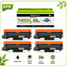 Black TN830XL Toner Cartridge 4PK Fits Brother HL-L2460DW DCP-L2640DW HL-L2405W picture