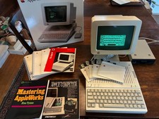 Vintage Working Apple IIc and Monitor.  With Packaging. A collector's dream picture