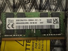 SK Hynix 32GB 3200MHZ DDR4 PC4-3200AA SODIMM LAPTOP MEMORY  HMAA4GS6CJR8N-XN picture