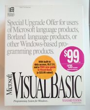 Microsoft Visual Basic Standard Edition Version 3.0 Sealed 3.5 Disks Books Vtg picture