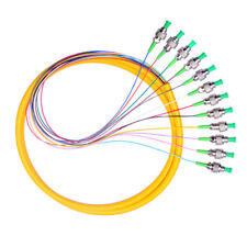 Lot of 2 12-Fiber FC/APC 9/125 Single-mode Ribbon Fiber Optic Pigtail ,1.2m picture