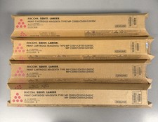 Genuine Ricoh MP C5000 / C5050 / LD550C Lot of 4 Magenta Toner Cartridges picture