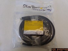 StarTech HDMIMM25FL 25 ft. Black Flat High Speed HDMI Cable with Ethernet M-M picture