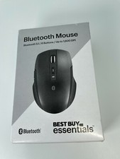 Best Buy Wireless Bluetooth 5.1 Optical 6 Button Mouse for PC and Mac - Black picture