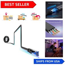 High-Speed Cat8 Ethernet Cable - 25FT Ultra-Thin Design, Ideal for Gamers picture
