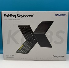 Samsers Full-Size Foldable Bluetooth Keyboard, KF08S Wireless Folding Keyboard picture