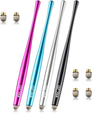 Capacitive Stylus Pens Premium Metal Slim Combo 4 Pcs Tips for All Touch Screens picture