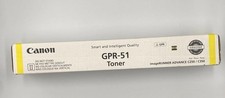 Genuine Canon 8519B003 (GPR-51) Yellow Toner Cartridge, OEM Factory Sealed picture